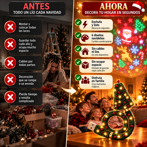 🎄 Proyector de Luces Navideñas Mágicas 6 en 1 – Ever Choice Shop